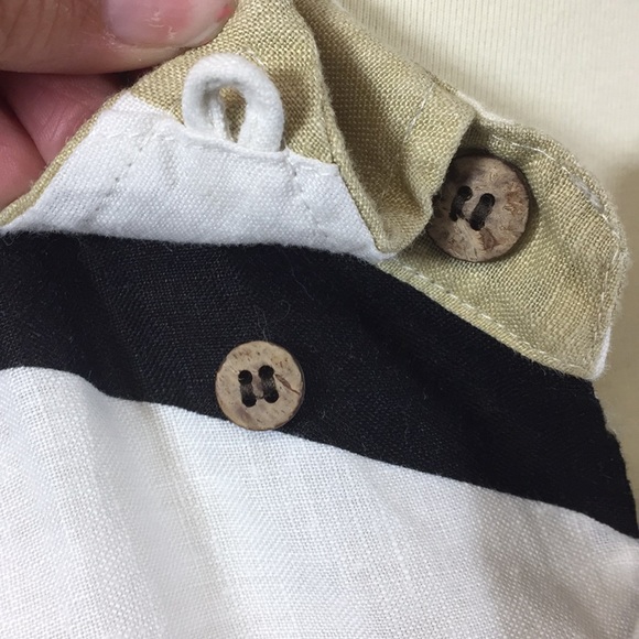 🎉Bohio 100% Linen Hawaiian Shirt 1X - Picture 3 of 6